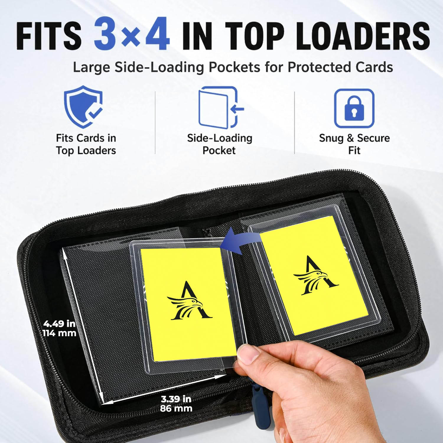 Binder Top Loader, 1 Bolso par - Trading Card Binder avaliação e preço