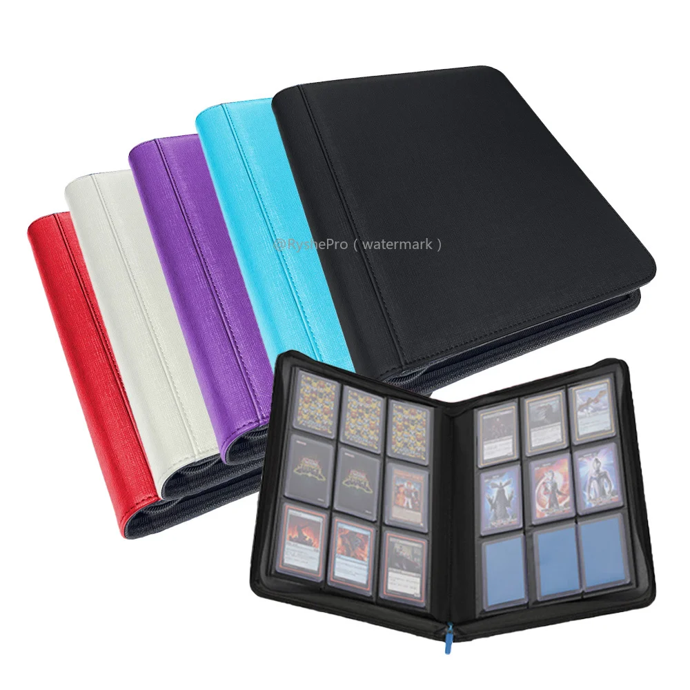 Pasta de couro pu com 9 bolsos - Pokemon Binder Card avaliação e preço